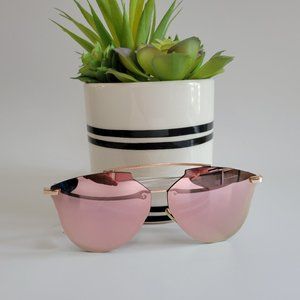 AOFLY Womens UV400 Mirrored Pink Sunglasses NEW